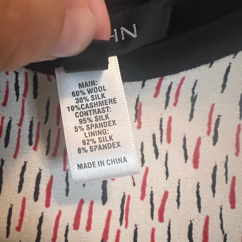 St. John Multi Print Top Medium Euc - image 4